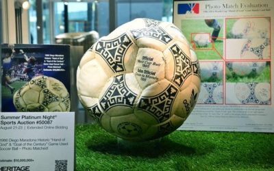 Mingea lui Maradona, scoasă la licitație. Se anticipează un preț exorbitant