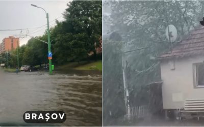 Furtuni violente, Brașov și Bihor în alertă