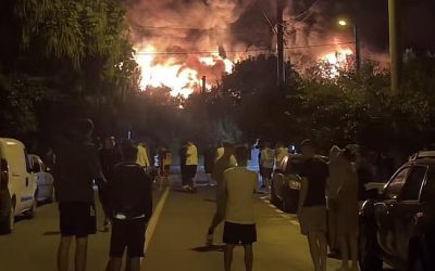 Incendiu în Nordul Bucureștiului. RO-Alert pentru acces