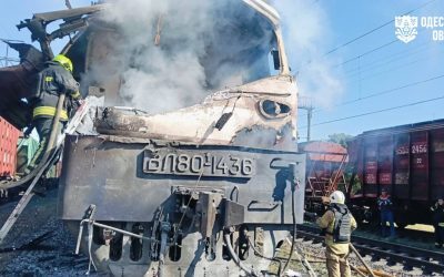 Atac cu dronă rusească asupra trenului cu copii în Odesa