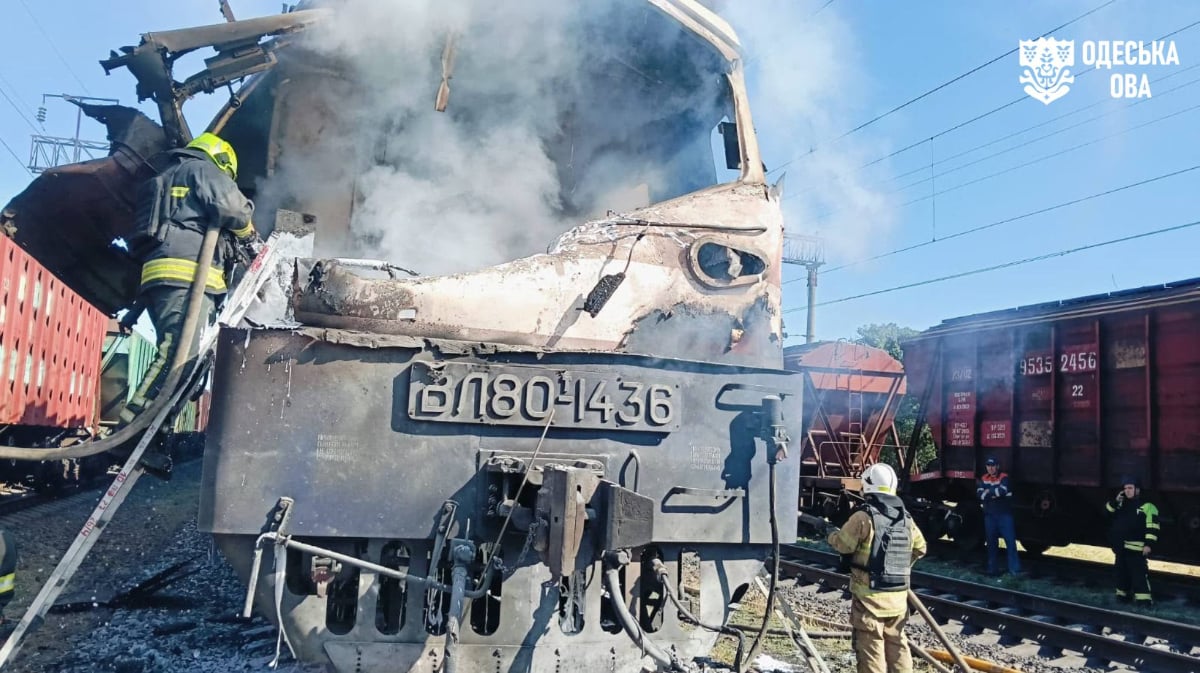 Atac cu dronă rusească asupra trenului cu copii în Odesa