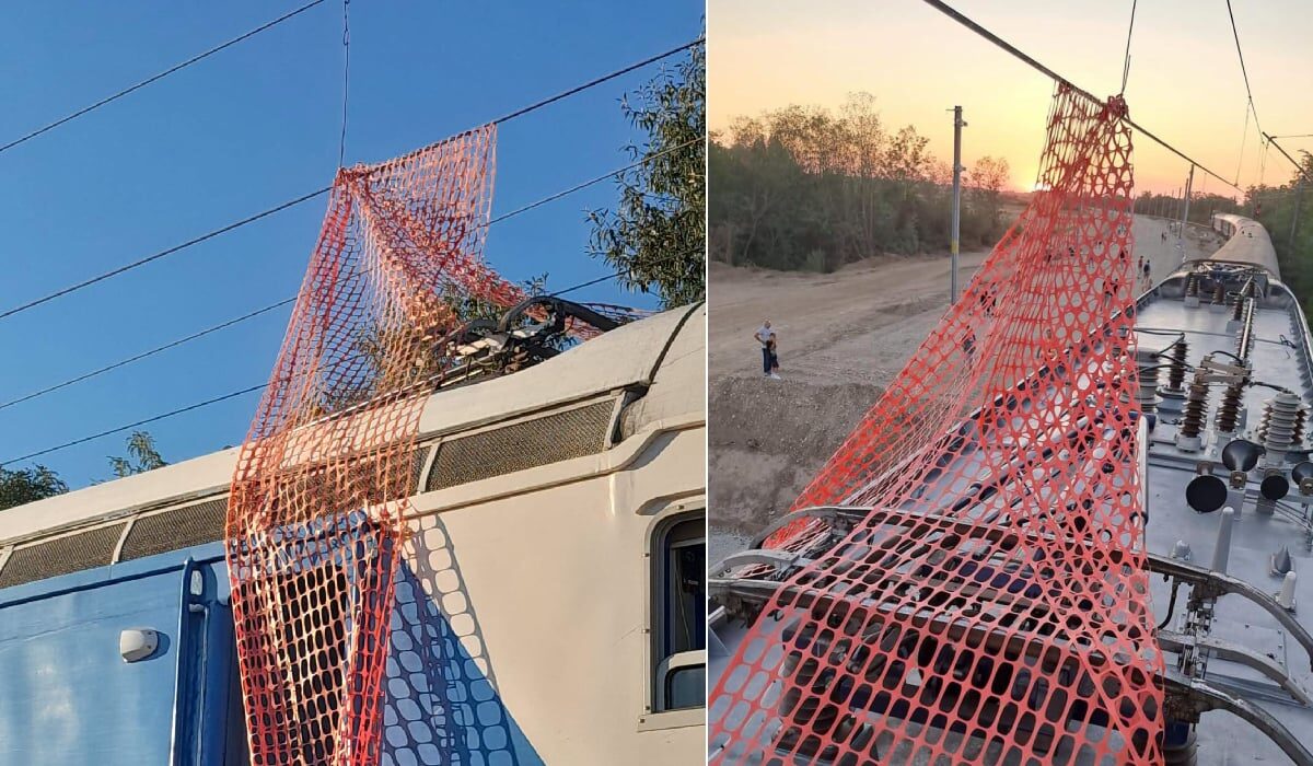 Panglică blocată pe linia de contact! A apărut o problemă