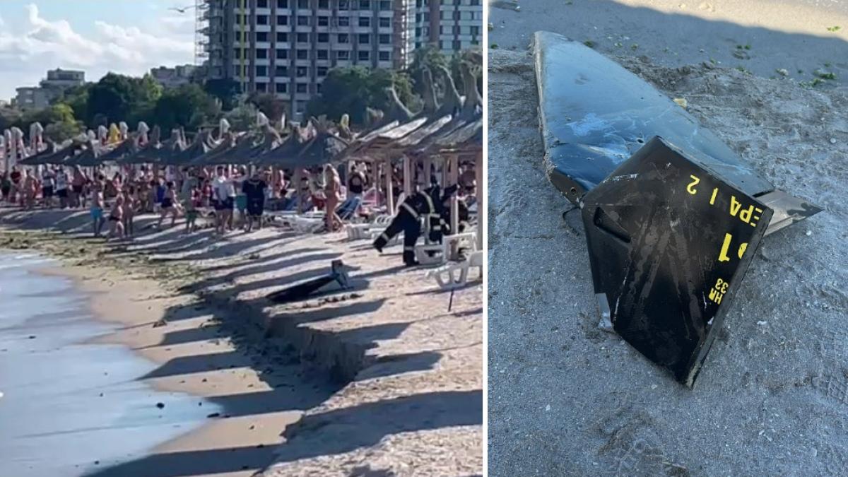 Saturn, panică! Fragmente de dronă militară printre turiști
