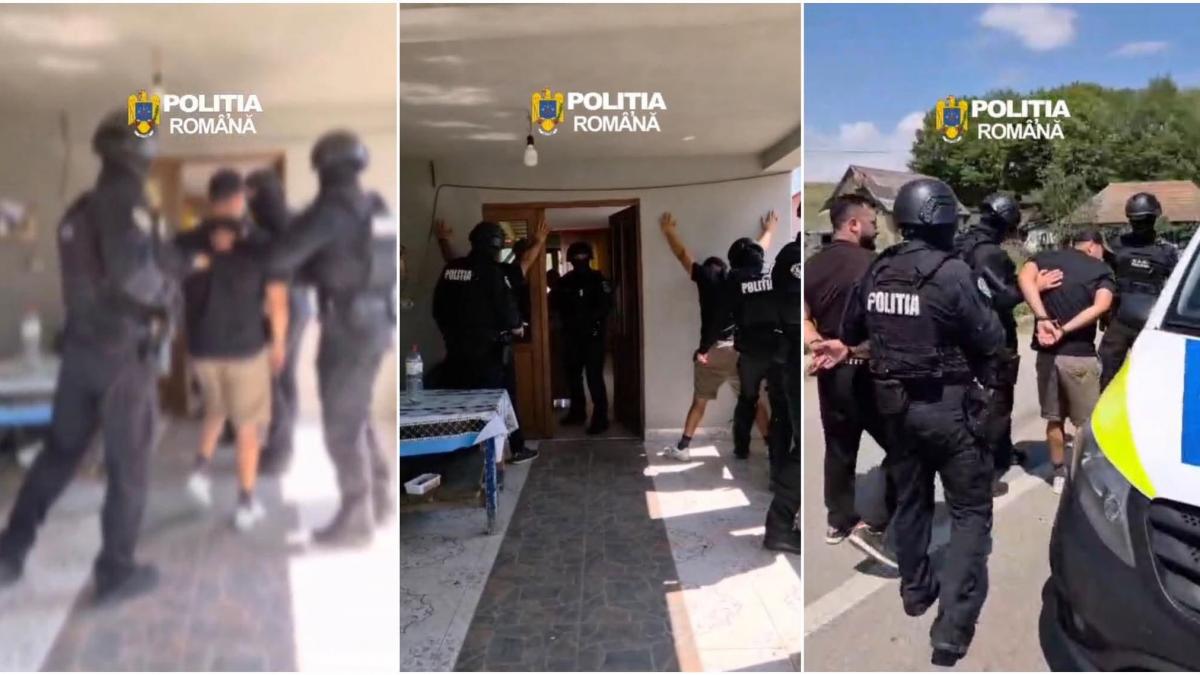 Tineri cu topoare la ambulanță: mascații i-au prins