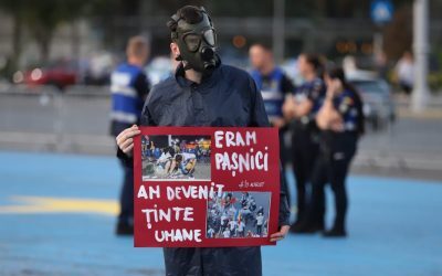 Piața Victoriei: 8 ani de la 10 August, protest pe cinste