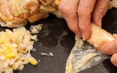 Sarmale de post: Rețetă rapidă cu ciuperci și soia