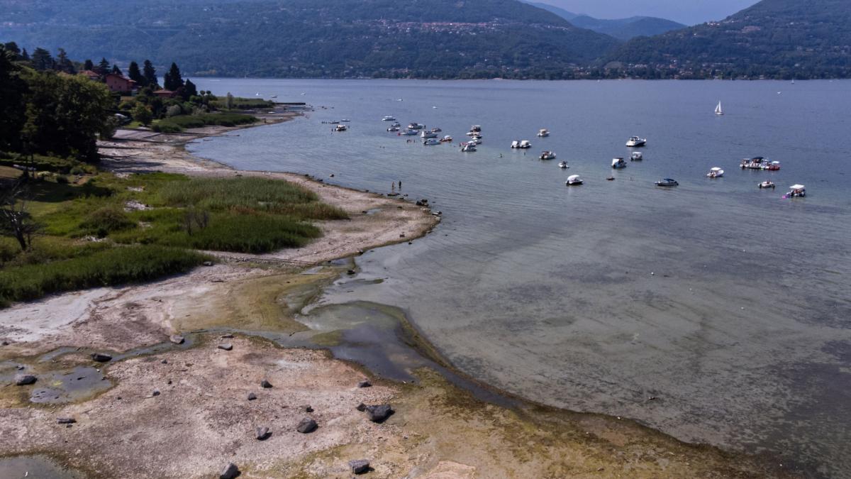 Lacul Maggiore seacă, va fi umplut cu apă din Lugano