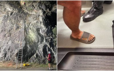 Tânăr blocat în Munții Banatului: Inconștiență periculoasă la 20 de metri