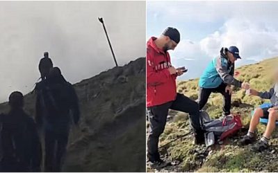 Bătrân rătăcit pe Moldoveanu, abandonat de familie