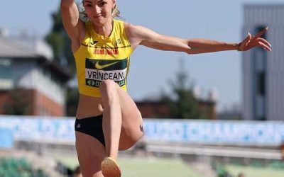 Daria Vrînceanu, argint la triplusalt la CM U20 Oregon