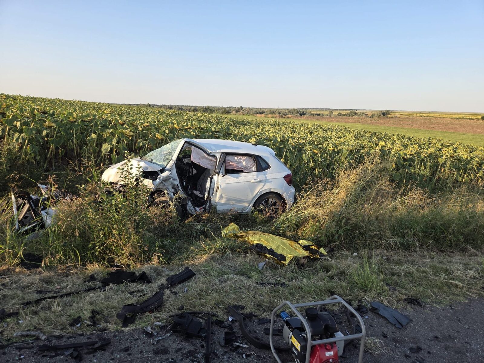 Brăila: Accident mortal după depășire! Doi morți, mai mulți răniți