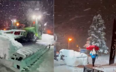 Europa în flăcări, Argentina sub zăpadă