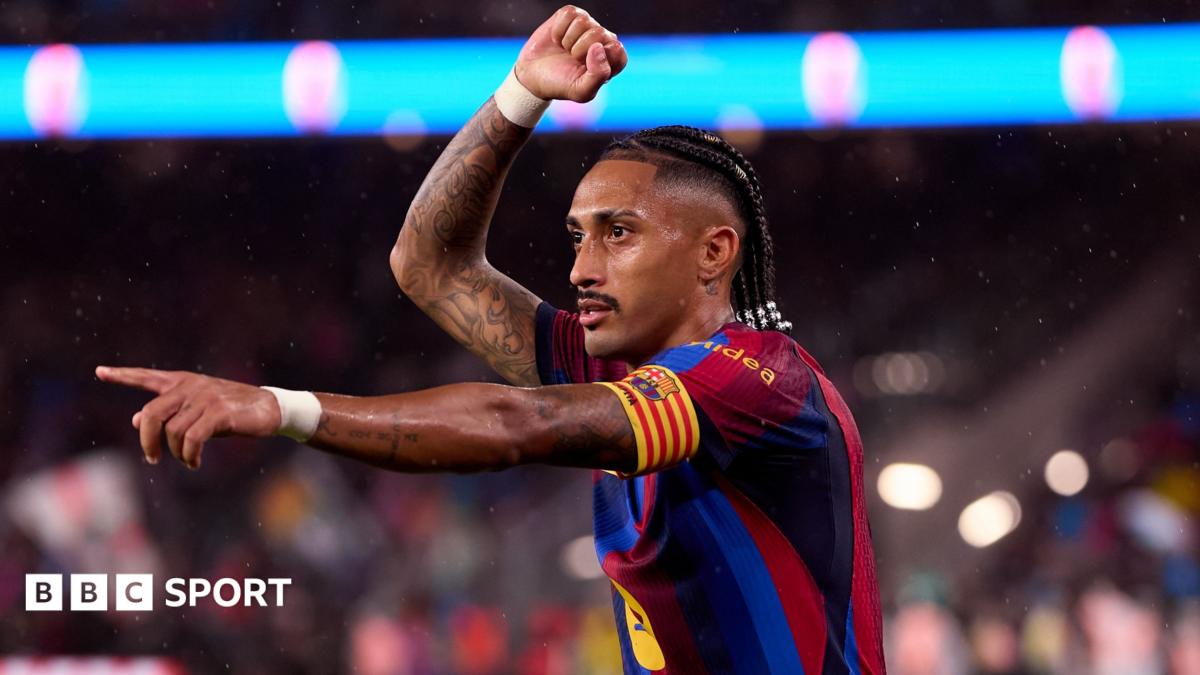 Raphinha, erou la Barcelona: 7-2 cu Santander, start perfect în La Liga