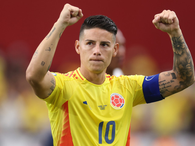 James Rodriguez bate palma cu Europa