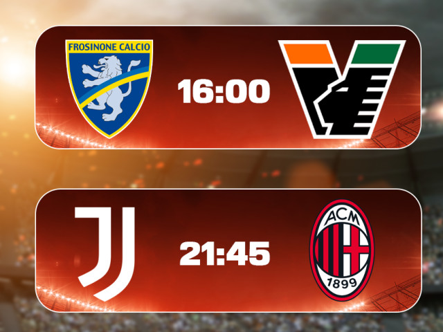 Frosinone bate Venezia 1-0. Juventus – AC Milan, DGS 2
