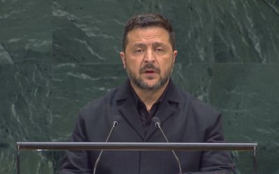 Zelenski la ONU: Nu-l lăsați pe Putin să vă tragă în război
