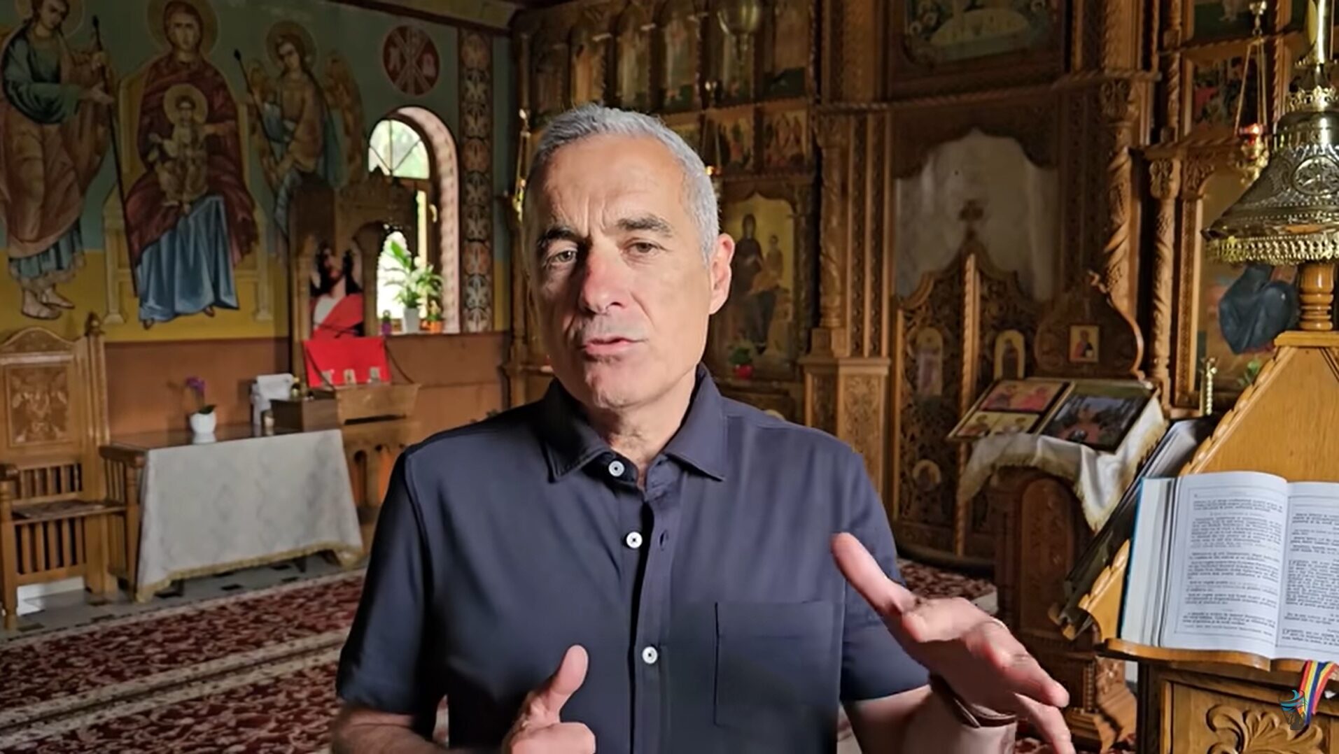 Călin Georgescu, interzis la acțiuni politice în bisericile din Huși