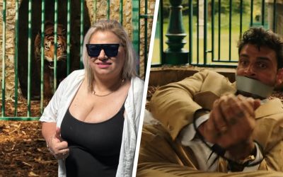 Morrone, devorat de tigru stil Cămătaru în serial Netflix