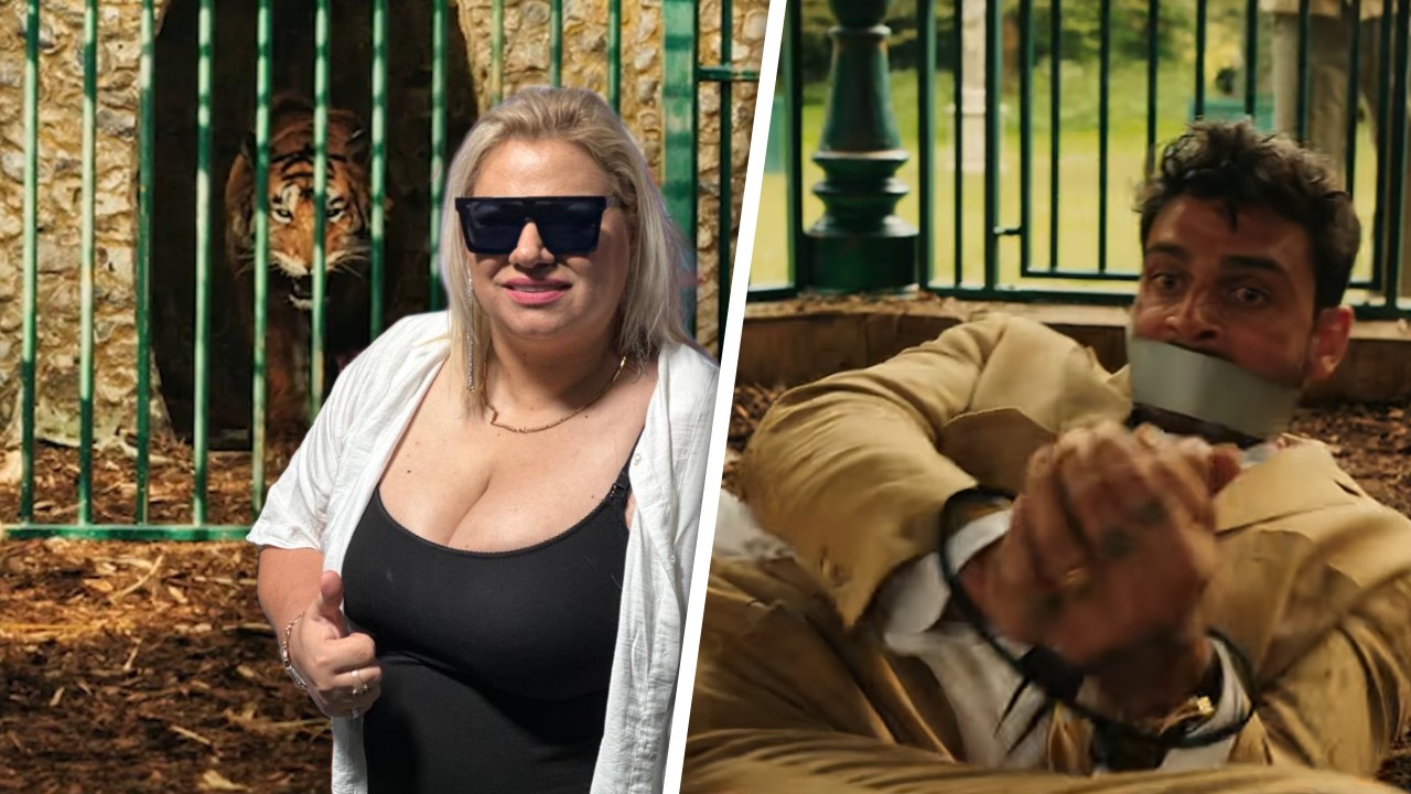 Morrone, devorat de tigru stil Cămătaru în serial Netflix