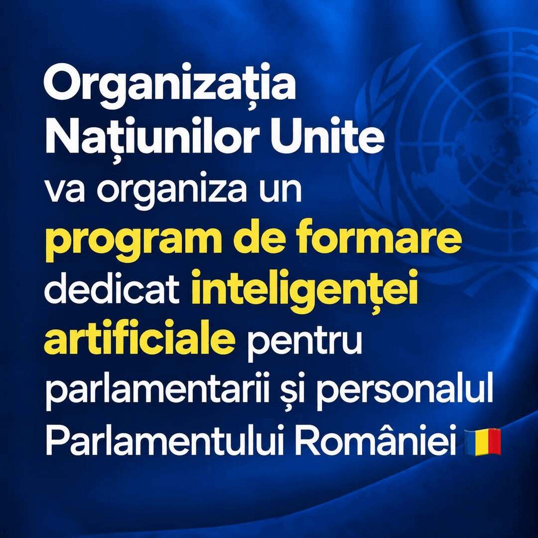 ONU pregătește formare pentru inteligența artificială