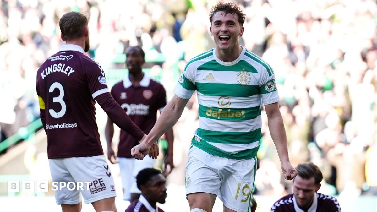 Callum Osmond celebrates scoring for Celtic