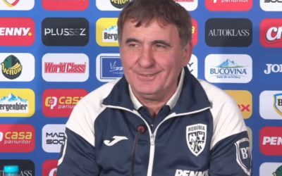 Hagi a amuzat presa: sala a izbucnit în râs