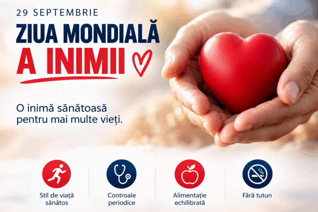 Ziua Inimii: Urgență pentru sănătatea cardiovasculară